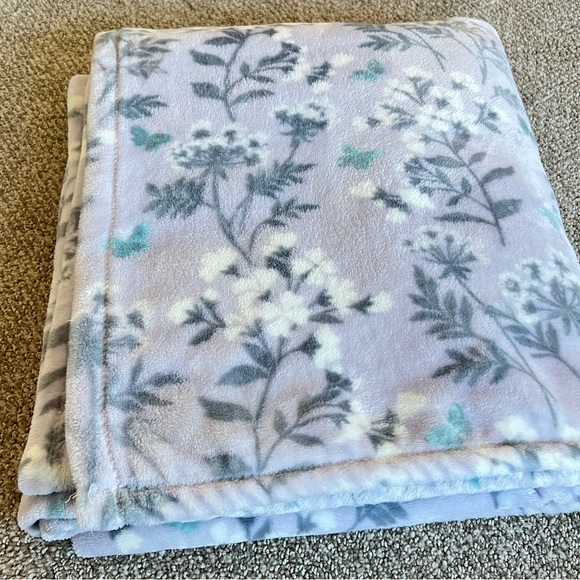 floral print blanket - Picture 1 of 2